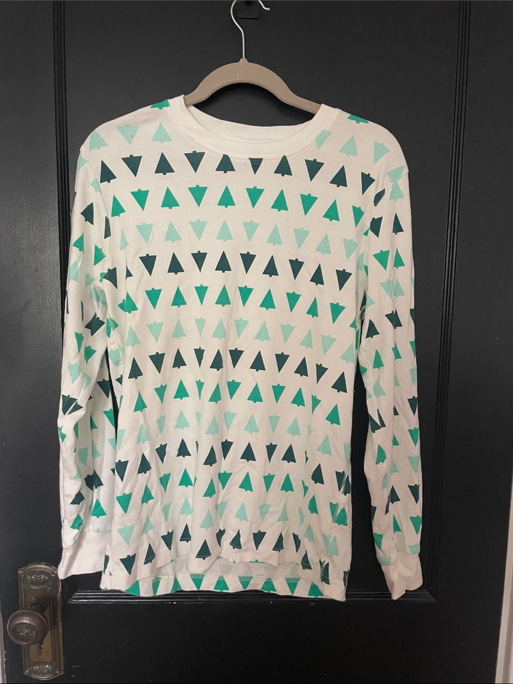 Primary White Crewneck long sleeved Christmas Tee